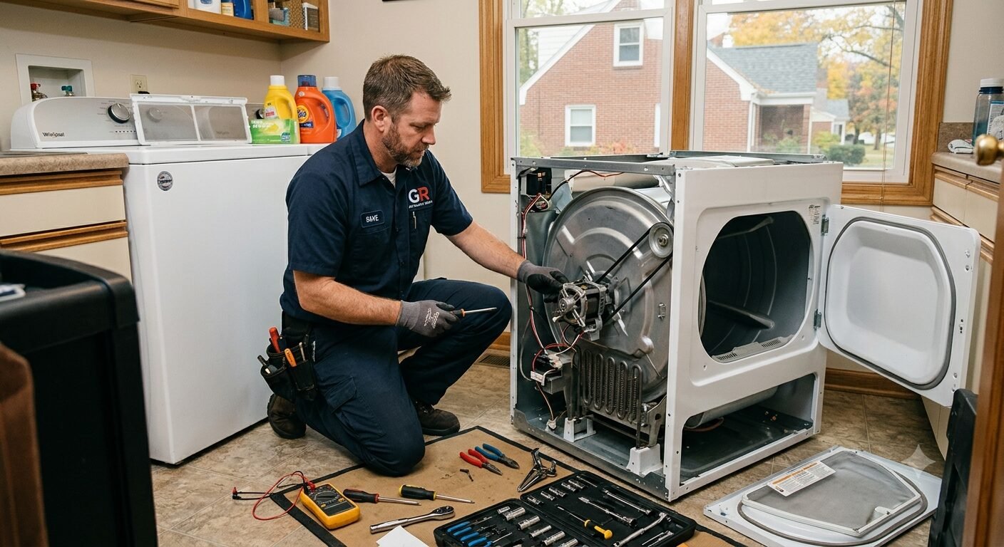 Dryer repair job in Michigan